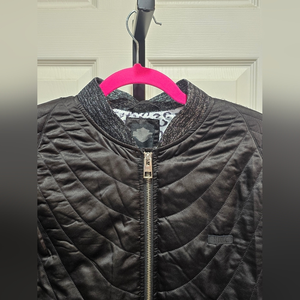 Harley-Davidson Quilted Bomber Jacket - Picture 3 of 10